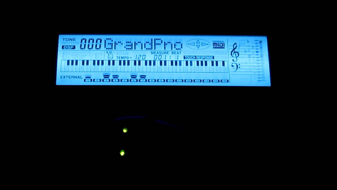Death Waltz (U.N. Owen Was Her) on my Casio WK-1630