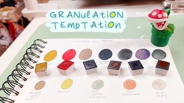 Hungry for Paint again! Swatching my Surprise Grab Bag of Handmade Watercolours