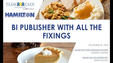 BI Publisher with All the Fixings