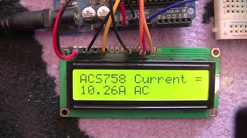 AC & DC Current measurement using Arduino and ACS758