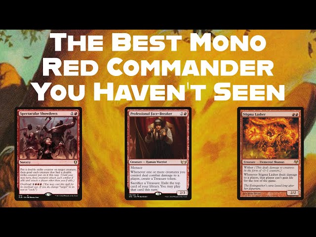 mtg red commander deck Pick up all five decks from Magic: The Gathering's Ikoria: Lair of Behemoths set for 35% off Go on the attack with Atarka and engulf your opponents in dragonfire as your mighty army descends on the battlefield The Best Mono Red Commander