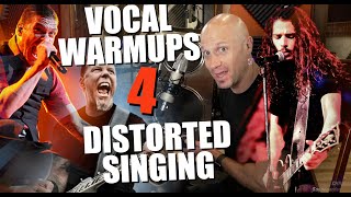 How To Warm Up For Singing With Distortion (Cues From James Hetfield, Brent Smith, Chris Cornell)