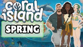 My First SPRING In Coral Island 1.0!