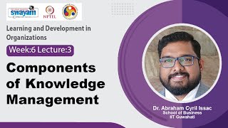 Lec 28: Components of Knowledge Management