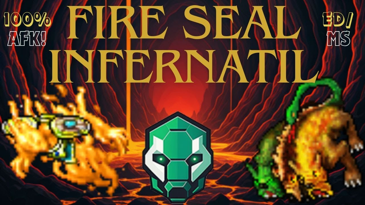TIBIA MAGE FIRE SEAL INFERNATIL ZEROBOT 100% AFK (VIP) - YouTube