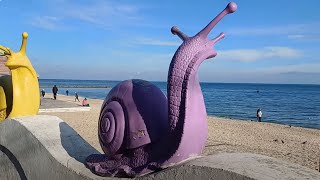 Январь, Одесса. ВСЕ НА МОРЕ!!! Пляж ЗОЛОТОЙ БЕРЕГ.