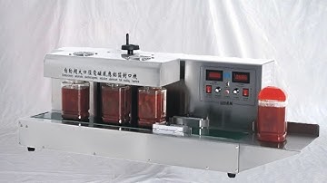 Semi Automatic Continuous Induction Cap Sealer Tabletop Bottles Sealing Machine 台式鋁箔封口機半自動