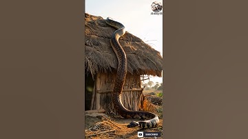 Dogs barking because of the big python scares #youtubeshorts