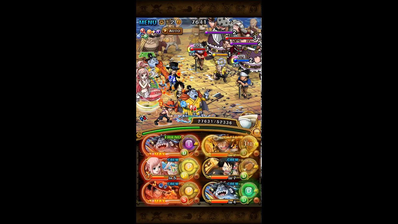 V2 Jinbe team vs 60 stamina Barto clash