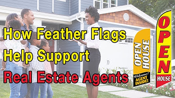 How Feather Flags Help Support Real Estate Agents