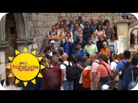 Dubrovnik der Tourismus-Alptraum: Wegen Überfüllung in Wohnung bleiben? | SAT.1 Frühstücksfernsehen