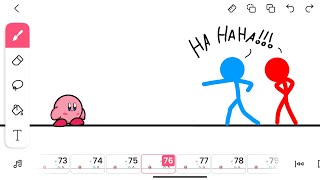 Flipaclip- Uma Animação Do Kirby No Flipaclip