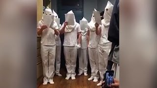 Video thumbnail of "Citadel cadets' pillowcase photo prompts investigation"