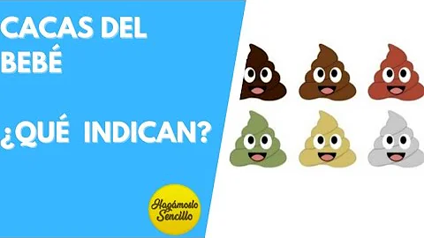 ¿Por qué las cacas de mi bebé son de color arcilla?