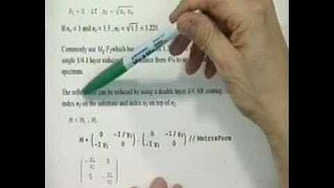 OPTI 505   1998 Lecture 12