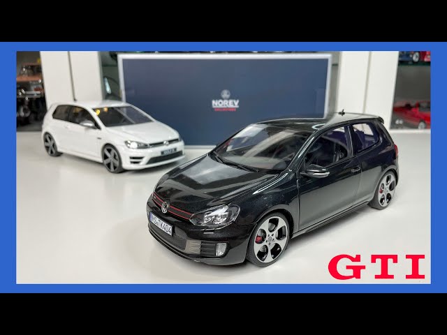 VW Golf 6 VI GTI Norev 1:18 Tuning transformation dans son emballage  d'origine