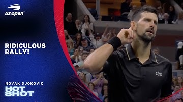Novak Djokovic Wins Epic 25-Shot Point! | 2025 US Open
