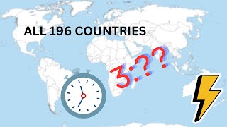 Sub-4 minute run of all countries! (JetPunk)