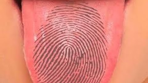 Unique Tongue Prints👅🔍#TonguePrints #Biometrics #Science #HumanBody #UniqueIdentity