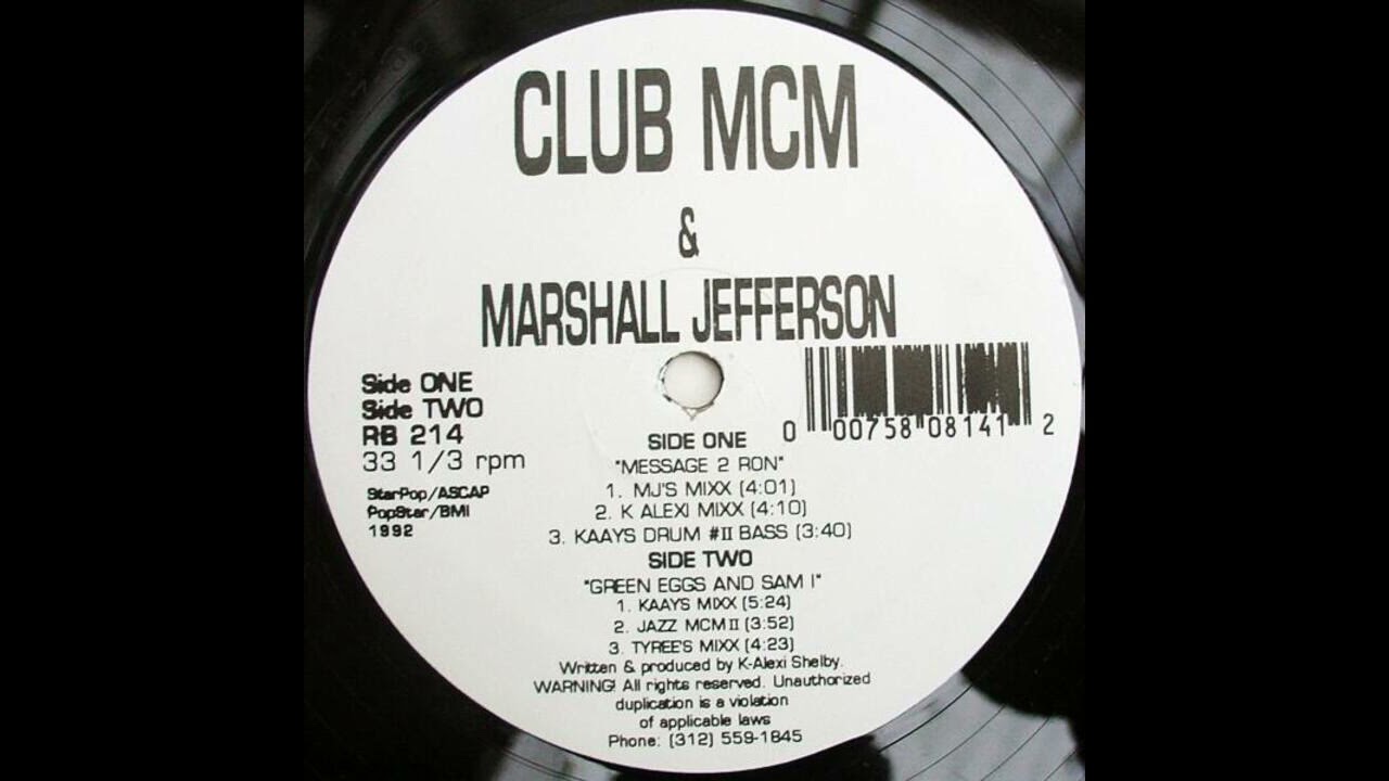 Club MCM & Marshall Jefferson – Message 2 Ron (K Alexi Mixx)