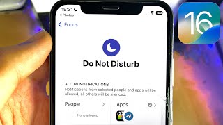 How To Use Do Not Disturb on iPhone!
