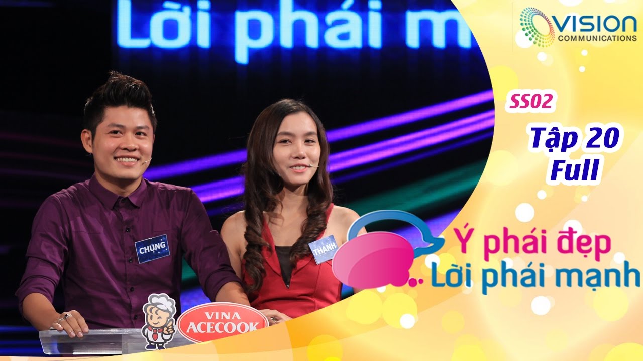 [Gameshow] Ý Phái Đẹp Lời Phái Mạnh(S2) -Tập 20I Ng Văn Chung-Kim Thanh IThanh Phong-Như Loan|