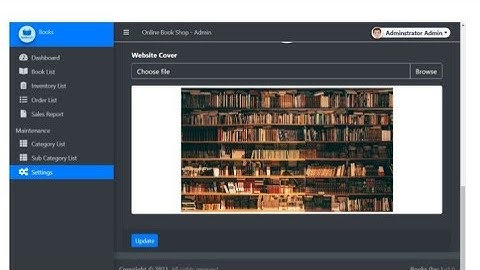 book store website  using php and MySQL |book store  website  with source  code