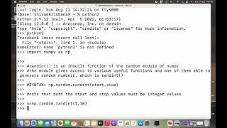 Numpy Tutorial for beginners - How to Use NumPy random.randint()