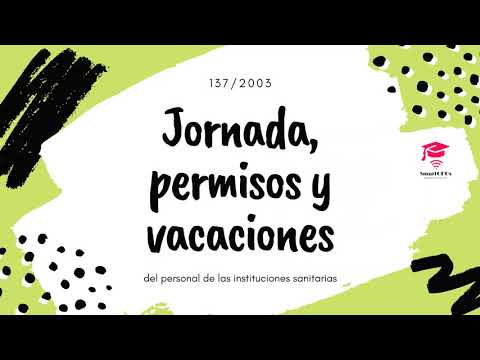 137/2003, jornada, horario de trabajo, permisos, licencias y vacaciones,  Conselleria de Sanidad.