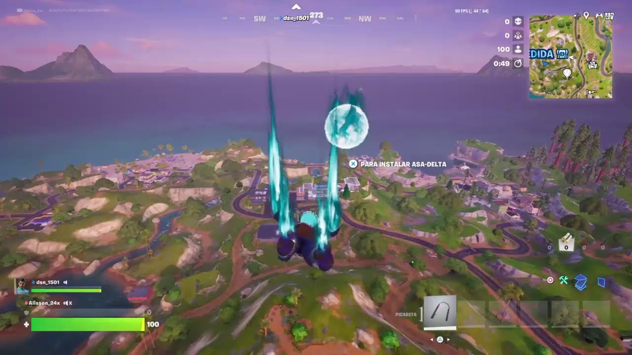 Transmissão ao vivo no Fortnite  do PS4 Slim, EU TO VIVO!