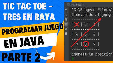Tic Tac Toe  JAVA , tres en raya , aprende a programarlo paso a paso  PARTE 2