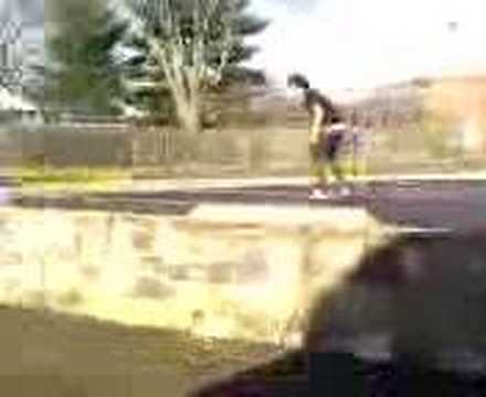 frontside flip big ledge