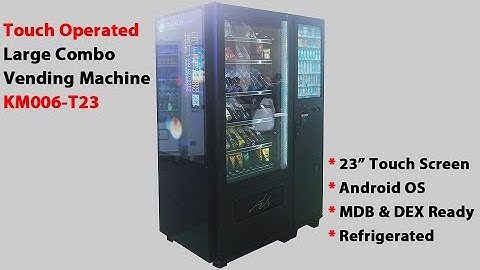 Large Combo Vending Machine with 23" Touch Screen (G654-T23)