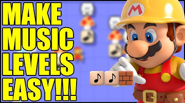 EASIEST way to make music levels in Super Mario Maker 2 (Tutorial)