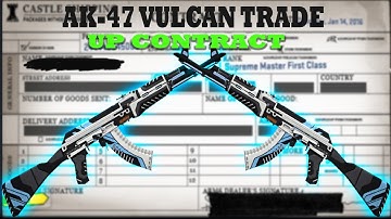 AK-47 Vulcan Factory New Trade Up Contract