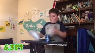 Sport Stacking: Tribute To Evan Schwartz!
