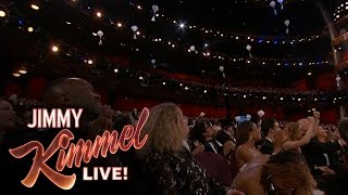 Jimmy Kimmel Drops Candy for Celebrities at the Oscars