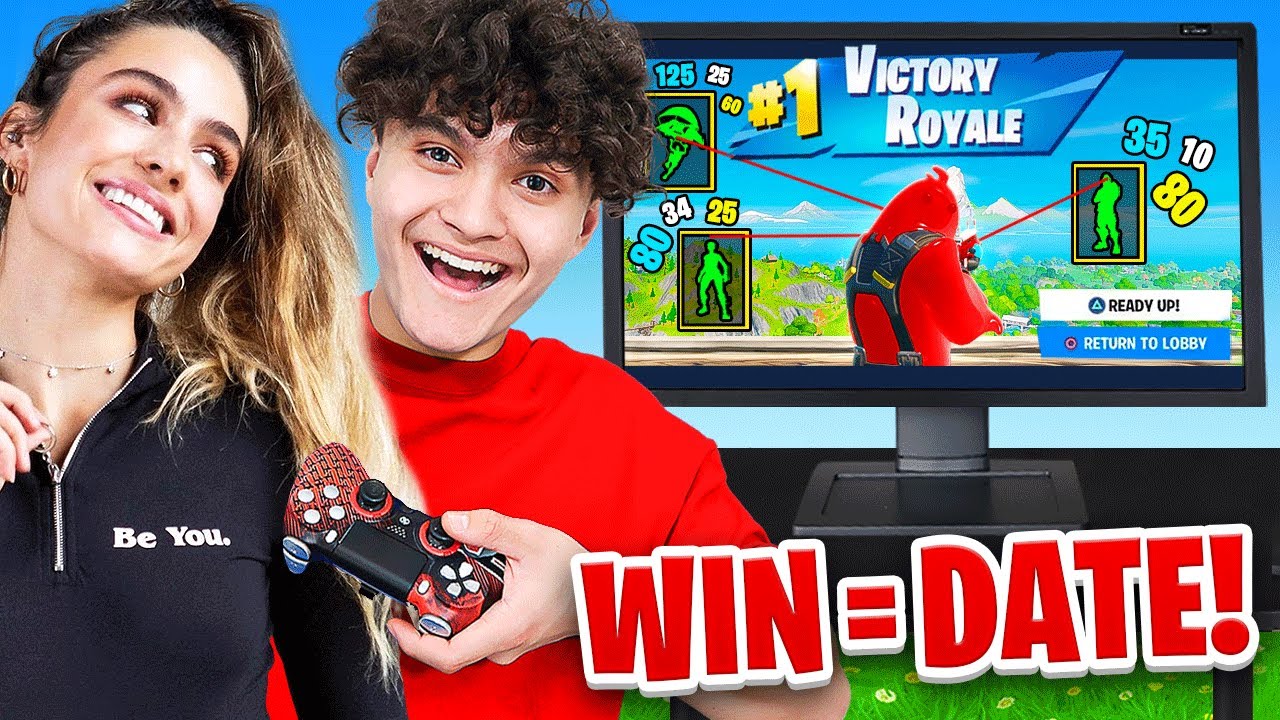 IF YOU WIN FORTNITE, I Will DATE You (Sommer Ray & FaZe Jarvis) ViDoe
