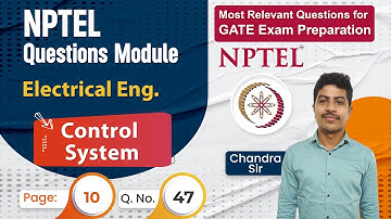 Control System NPTEL ECE EE Qs series | ECE EE NPTEL Assignment Questions for GATE Exam 2023