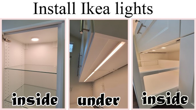 Como instalar luces led en la cocina. Luces Skydrag de Ikea con interruptor  Tradfri. Configuración 