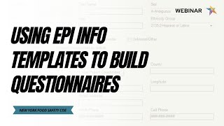 Using Epi Info Templates to Build Questionnaires