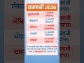 Dasmi In February 2026 Dashmi In Feb 2026 Dasmi In Feb Punjabi Calendar 2026 Calendar