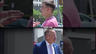 Crazy MAGA Cultists SCREAM At Adam Mockler @BrainRotPolitics