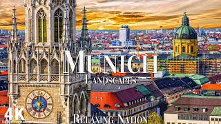 MUNICH 8K HDR 60FPS DOLBY VISION WITH SOFT PIANO MUSIC - RELAXING NATION