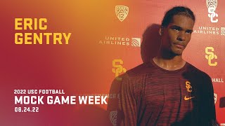 ILB Eric Gentry on transferring to USC, learning Alex Grinch’s defense