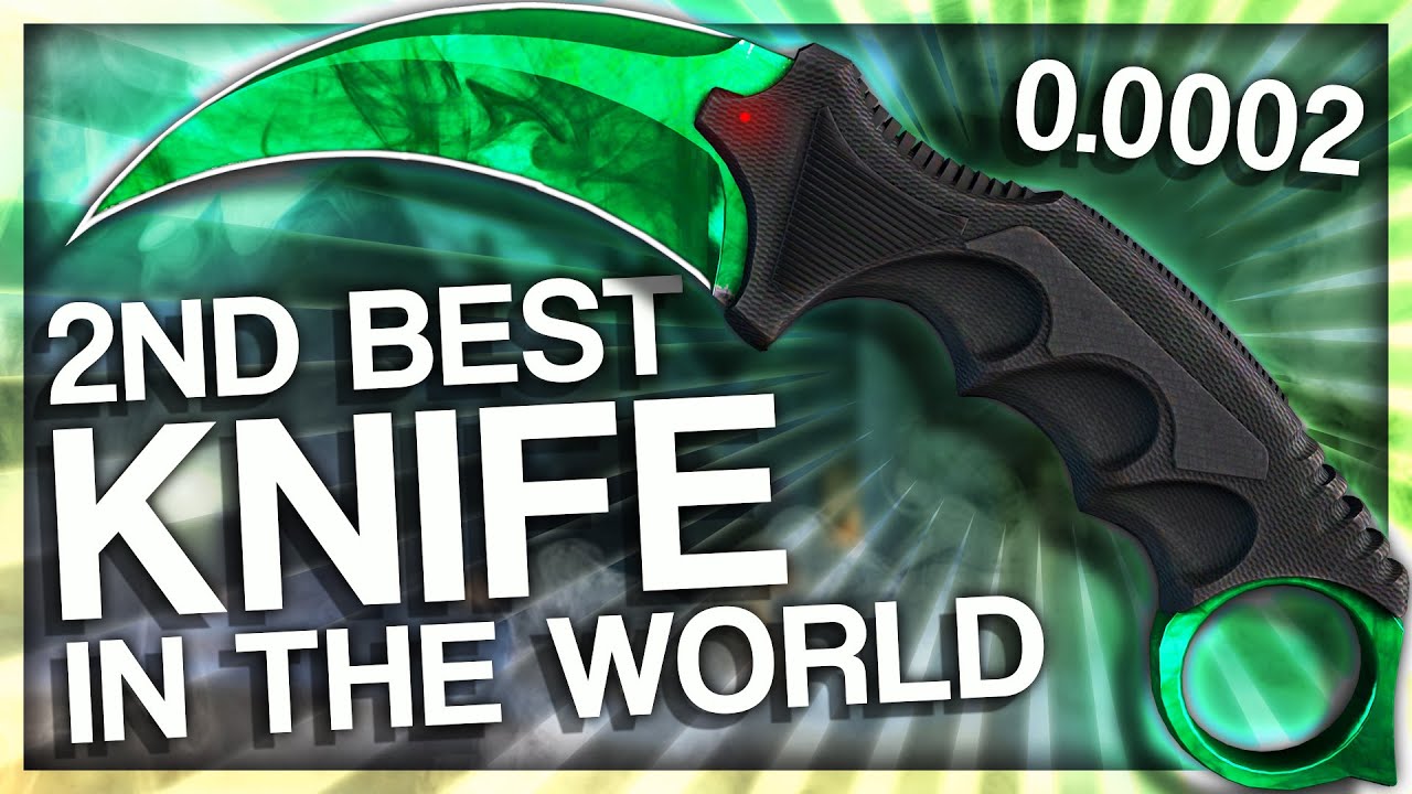 I GOT THE 2ND BEST KNIFE IN THE WORLD (INSANELY RARE KNIFE) - YouTube