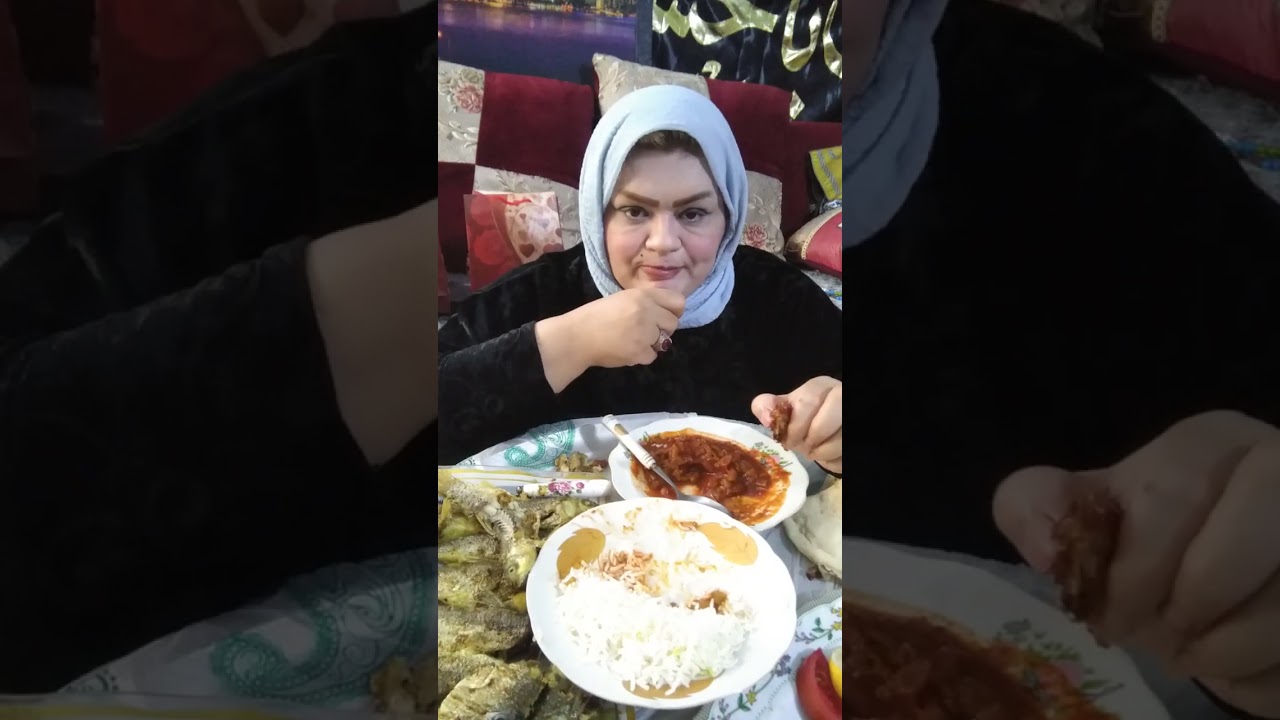 تحدي الزوري سمك ابو خريزه،،طلعت خاطركم لان تعبانه شوي وطبخت شلون مركه فاصوليا خظره