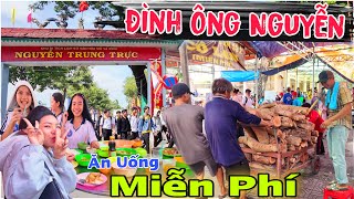Đình Ông Nguyễn Rạch Giá Đã Bắt Đầu Đãi Những Phần Cơm, Thức Uống Miễn Phí | Lâm Ái 68