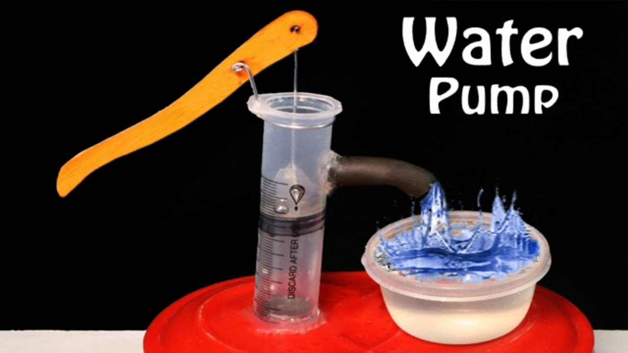 How to Make hand Water Pump How To Make Water Pump YouTube