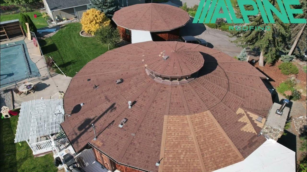 Alpine Roofing Spokane Installing a New GAF HDZ Charcoal Roof on East